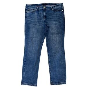 Tommy Hilfiger Raleigh Skinny Jeans Womens 16 Blue Mid Rise Stretch Denim